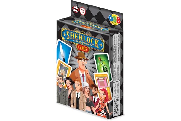 GGB Plast Jogo Detetive Sherlock Cards