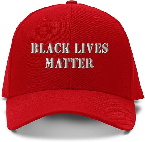 black red hat
