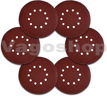 25 Stuck Klett Schleifscheiben Schleifpapier O 225mm Mit 10 Loch Korn 120 Amazon De Baumarkt