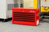 Hilka G301C9BBS Heavy Duty 9-Drawer Steel Tool Chest Ball Bearing Slides view 2