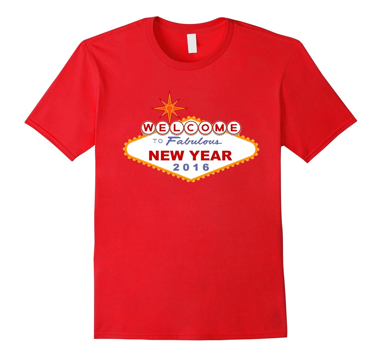 Happy New Year 2016 T Shirt Las Vegas T Shirt-ANZ