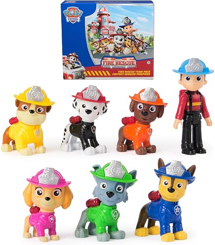 Amazon.com: Paw Patrol Action Pack Pups 3pk Figure Set Marshall