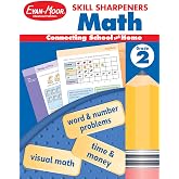 Evan-Moor Skill Sharpeners Math Workbook, Grade 2, Addition, Subtraction, Counting to 1000, Test Prep, Number Words, Geometry, Measurements, Data, Place Value, Tell Time, Metric System, Fun Activities