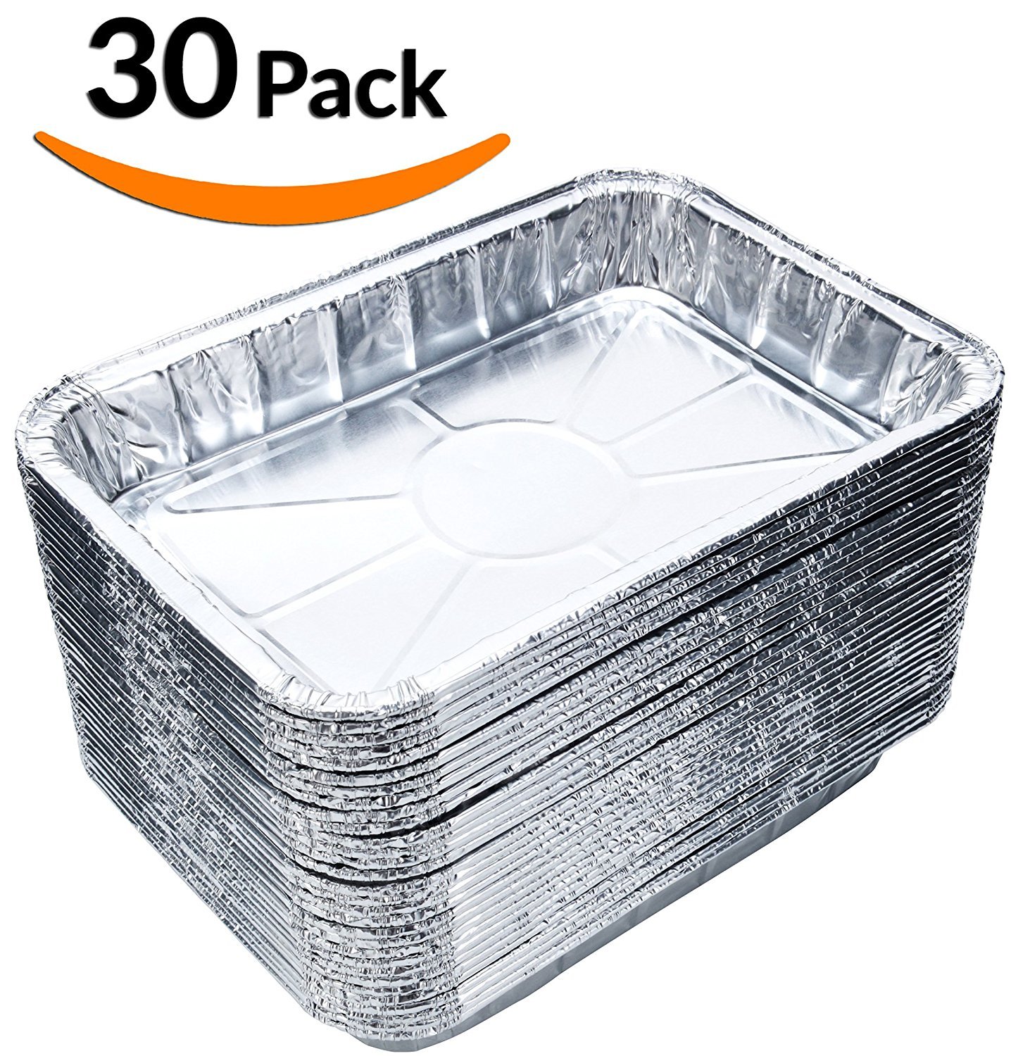DCS Deals Aluminum Foil er Grill Compatible Grease Drip Pans (30
