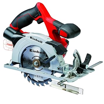 Einhell Akku Handkreissäge TE-CS 18 Li Solo Power X-Change (Lithium Ionen, 18 V, max. 48 mm, Sägeblatt Ø150 x Ø10 mm, 24 Zähn