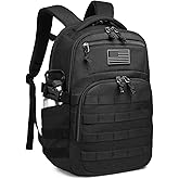 Wotony Military tactical backpack, backpack for men black small tactical assault bag