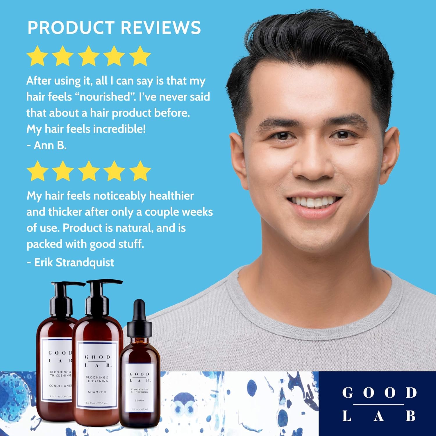 Good Lab Blooming and Thickening Conditioner for Men and Women, DHT-Blocker Conditioner for Hair Growth : Beauty