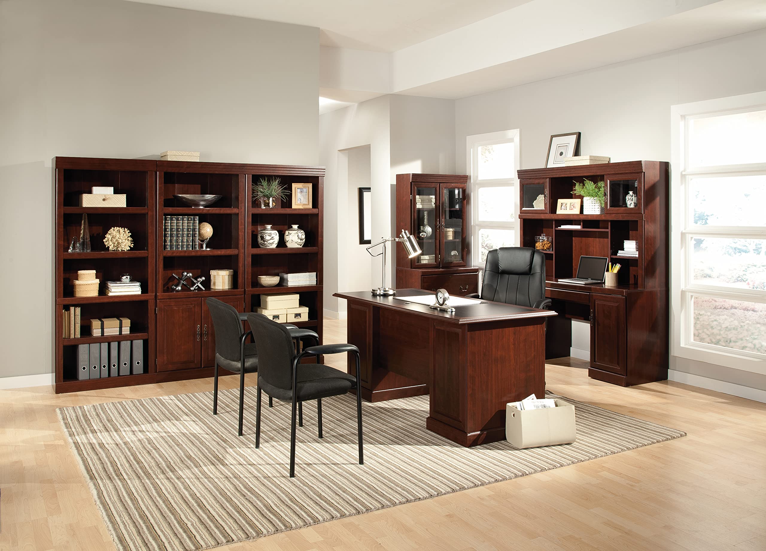 Sauder Heritage Hill Library with Doors/Book Shelf, L 29.80" x W 12.