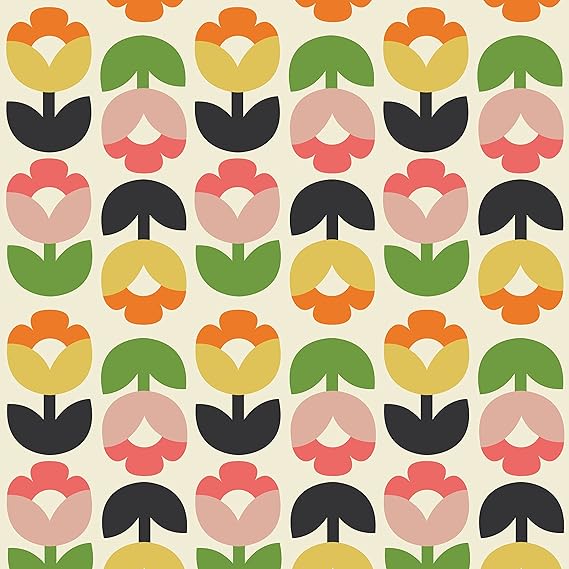5 Sheets of Gift Wrapping Paper Choice of Floral Design (Tulip Bloom) Amazon.co.uk Office