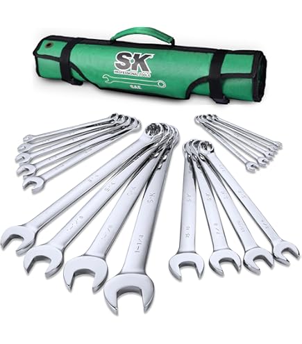 SK Professional Tools 86255 15-Piece 12-Point Fractional Regular