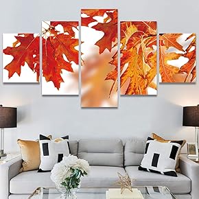 SIGNWIN 5 Panel Canvas Wall Art Modern Art...