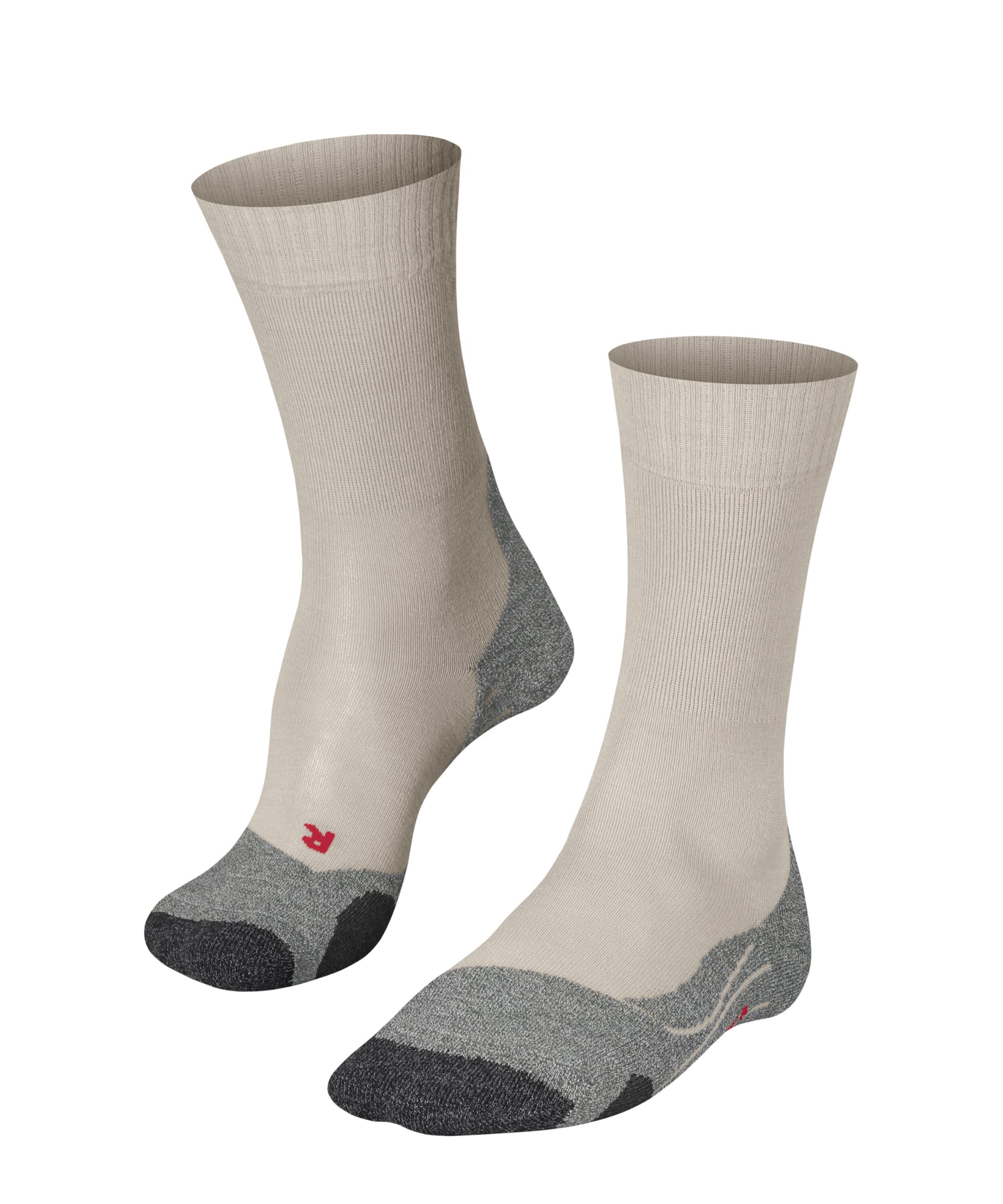 FALKE Herren Wandersocken TK2 Explore M So Wolle Funktionsmaterial antiblasen dick 1 Paar, Beige Natural 4200, 39-41