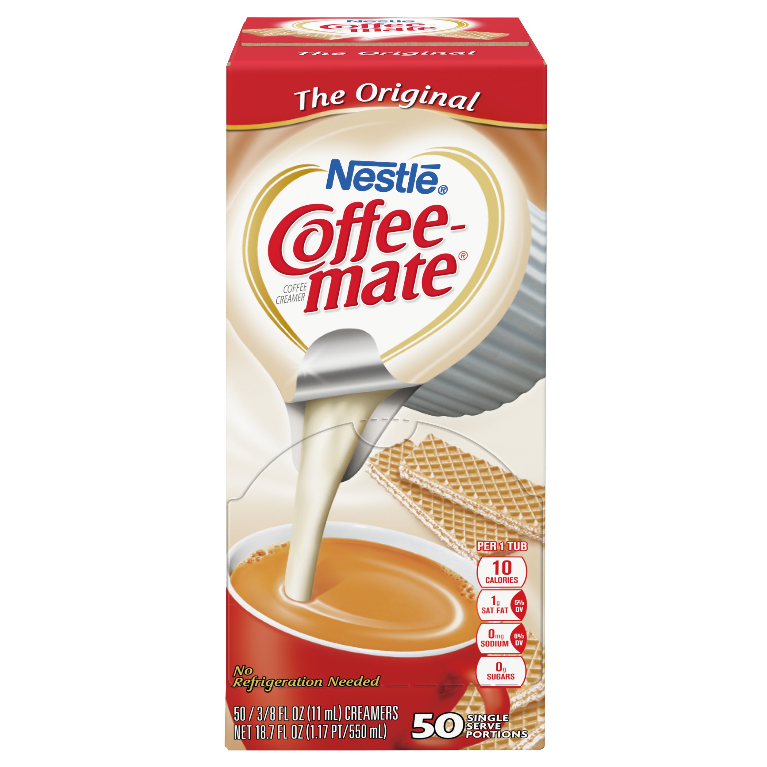 Nestle Coffeemate Coffee Creamer, Original, 0.375oz Liquid Creamer