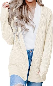 Waffle Knit Sweater Cardigans Coat 
