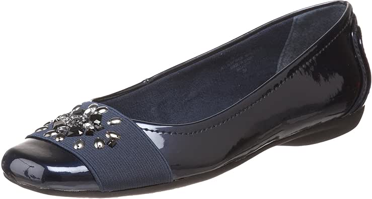Anne Klein AK Women�s Ursuline Flat, Navy