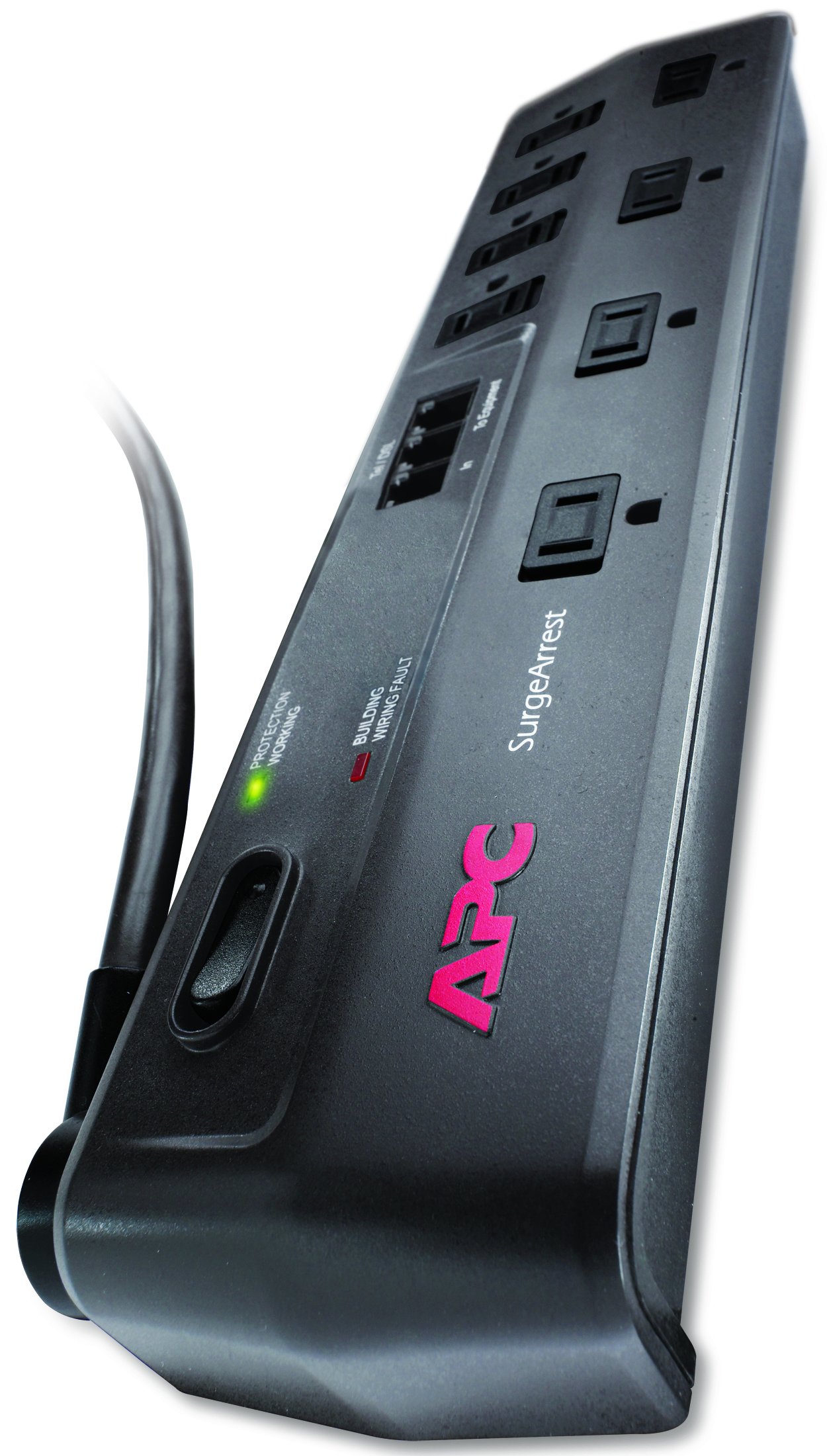 APC Outlet Surge Protector with Telephone, DSL and Coaxial Protection