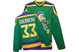 TRIVINKIN Mighty Ducks jersey Movie Ice Hockey Jersey S-XXL Charlie Conway #96 Adam Banks #99, 90S Hip Hop Clothing for Party