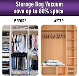 Storage Master Space Saver Bags 9 Large Vacuum Storage Bags with Double Zip Seal view 6