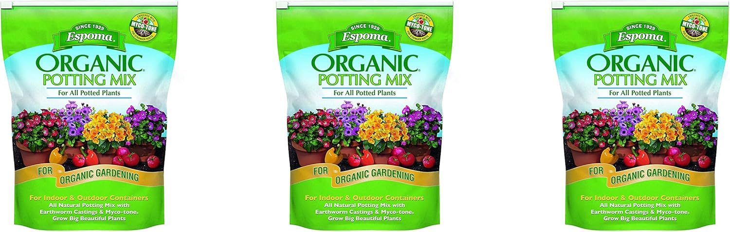 Espoma AP8 8-Quart Organic Potting Mix : Soil : Garden & Outdoor