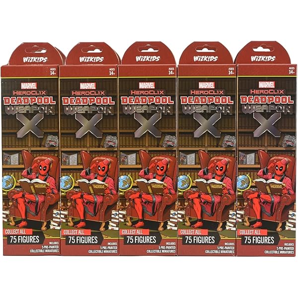 Amazon.com: WizKids Marvel HeroClix: Deadpool Weapon X Booster