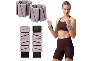 Gaiam Wrist and Ankle Weights, Wearable Bracelet to Strengthen, Tone & Sculpt, Adjustable Ankle Weights for Women & Men for Yoga, Dance, Pilates, Barre, Cardio, Home & Gym Use