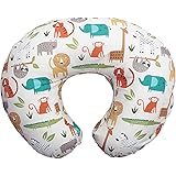 Boppy Original Nursing Pillow and Positioner, Neutral Jungle Colors, Cotton Blend Fabric with Allover Fashion