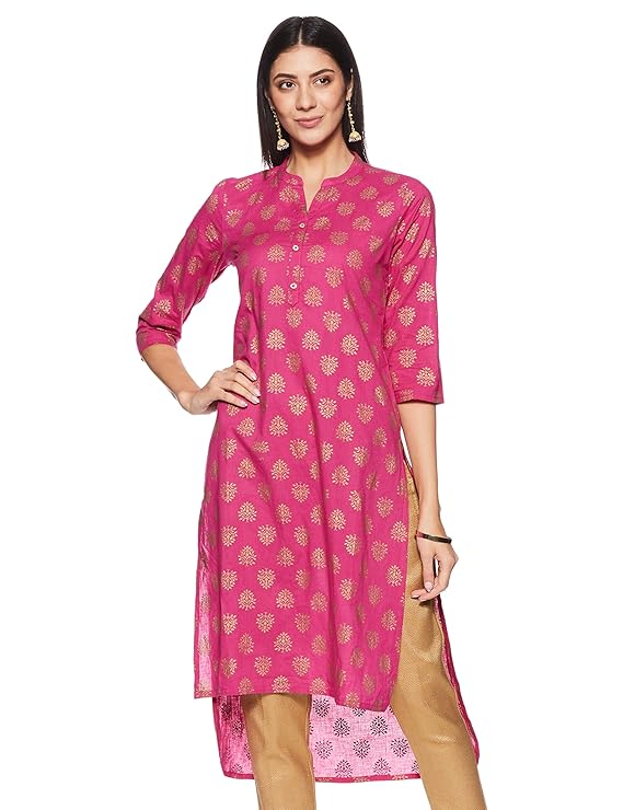 Women's Cotton Straight Kurti