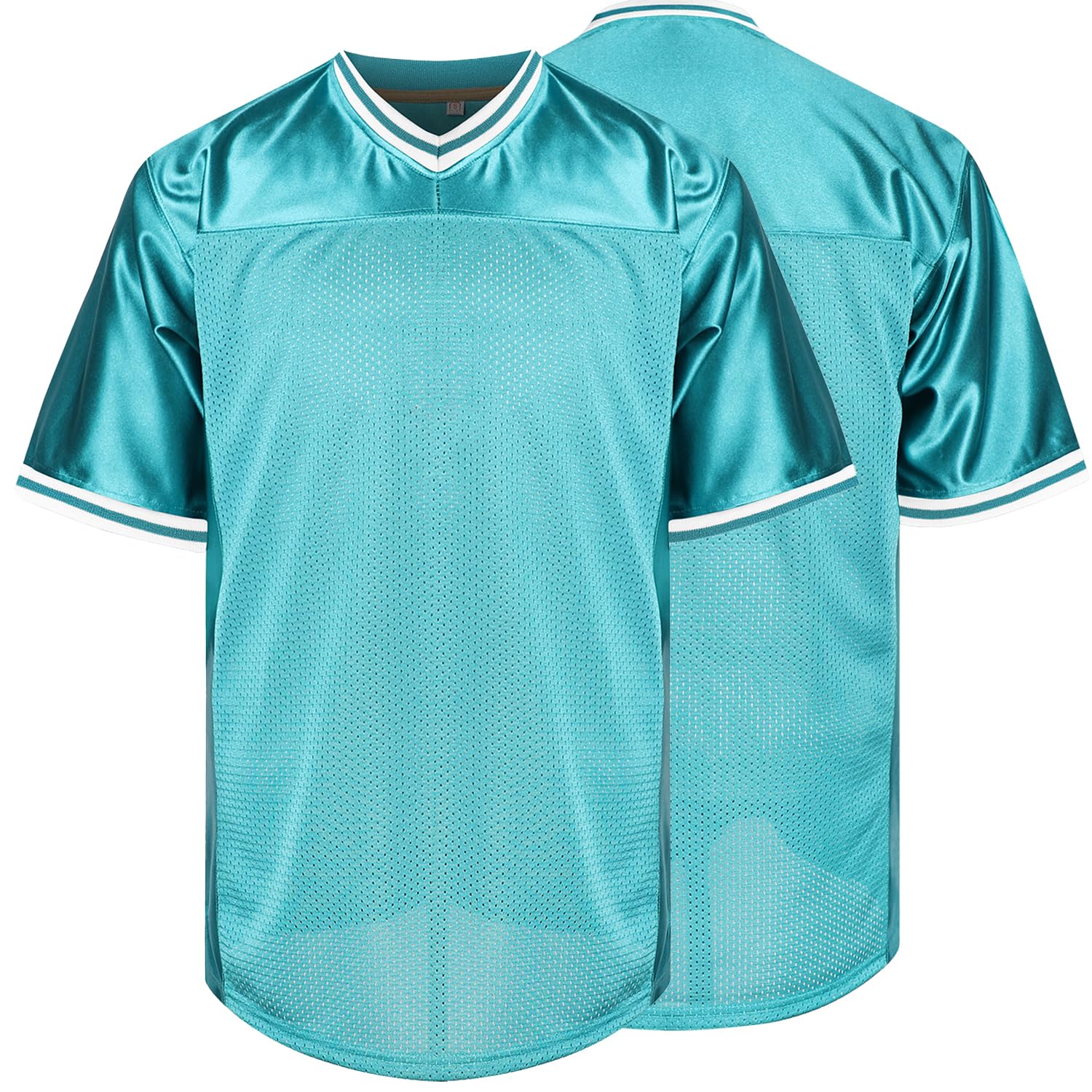 Blank Football Jerseys Mesh Athletic Football Shirt
