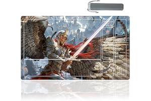 sabermaster MTG Playmat Table Mats Size 60X35 cm Mousepad Compatible for MTG RPG CCG Trading Card Game Play mats Original Play Mat Art Designs & Accessories (24)