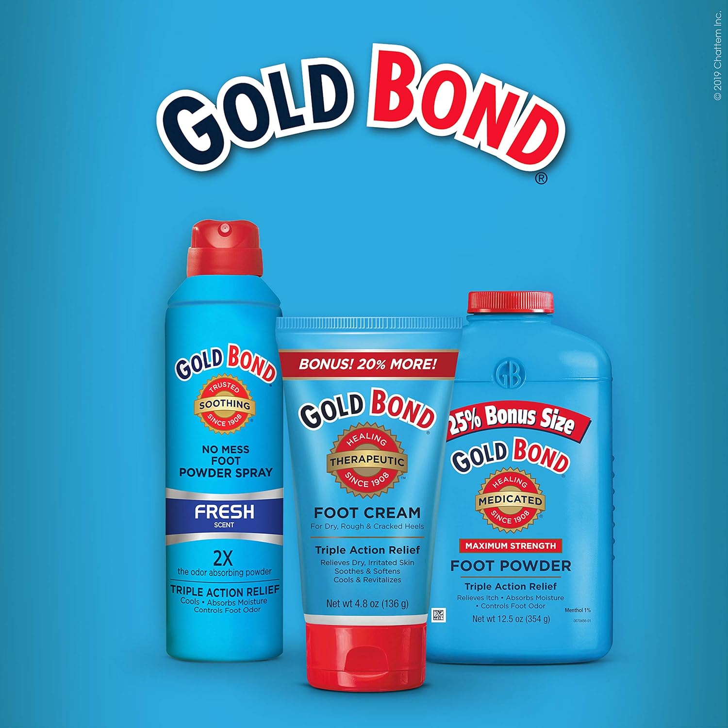 Gold Bond No Mess Foot Powder Spray Fresh 7 Ounce: Health & Personal Care