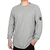 BOCOMAL FR Shirt 7oz Heavyweight Flame Resistant Shirts for Men Fire Retardant Long Sleeve Crew Work Shirts CAT2