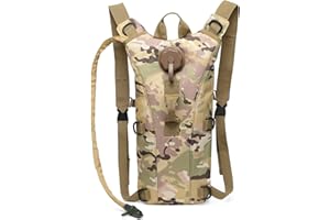 ATBP Tactical Water Hydration Pack Military 3L Water Bladder Carrier Backpack Leakproof for Running Jogging Cycling Hiking