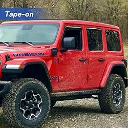 Window Visors Rain Guards for 2018-2025 Jeep