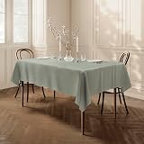 Home Direct Extra Large Rectangular Tablecloth 150x300cm Sage Green view 5