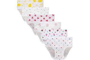 Barara King Little Girls' Soft Cotton Underwear Toddler Undies Kids panties