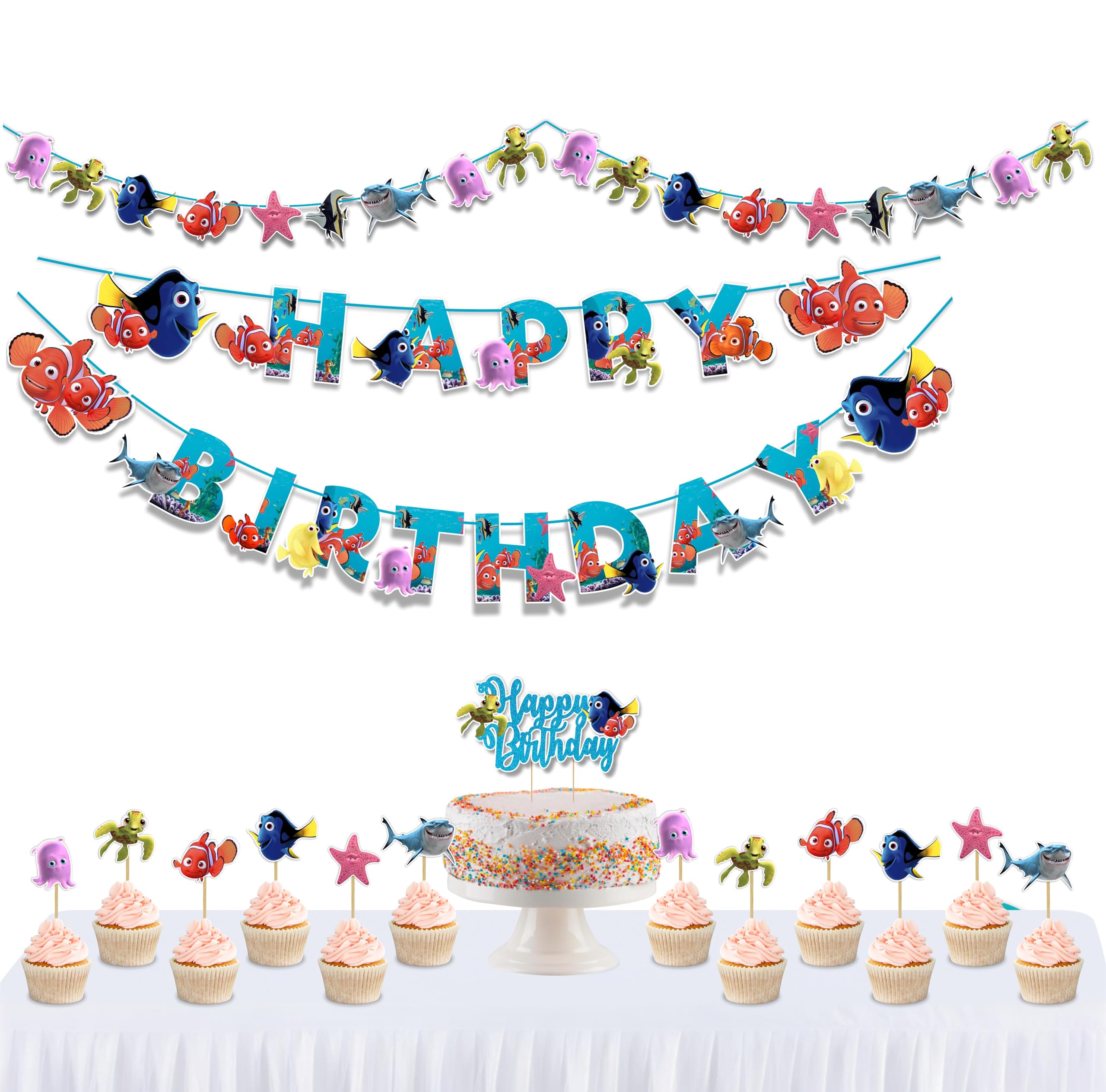 Seyal® Findng Nmo Theme Birthday Party Supplies