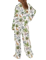 SHESHOW Pajamas for Women Set Long Sleeve Button