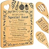 Aremdys Aunt Gifts, Birthday Gifts for Aunt from Niece Nephew Cutting Board Sets Cooking Gift for Auntie, Great Auntie Present for Women Birthday Valentines Day Thanksgiving Gifts Idea