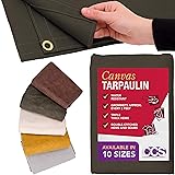 CCS Waterproof Canvas Tarp Cover – Heavy Duty