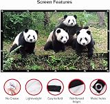 Funvalley Surperfect 100" HD Projector Screen, Portable Double-Sided view 5