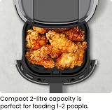 Chefman 2L Mini Air Fryer Digital Space Saving Compact Grey view 4