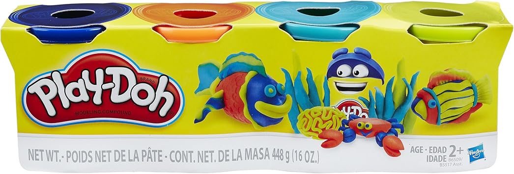 plastilina play doh 4 piezas