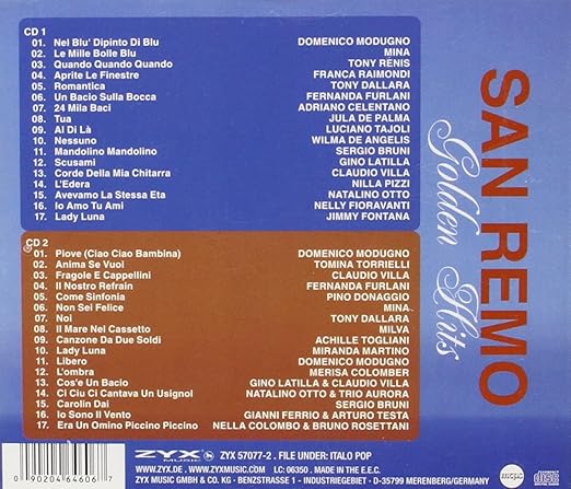 San Remo Golden Hits Amazon De Musik