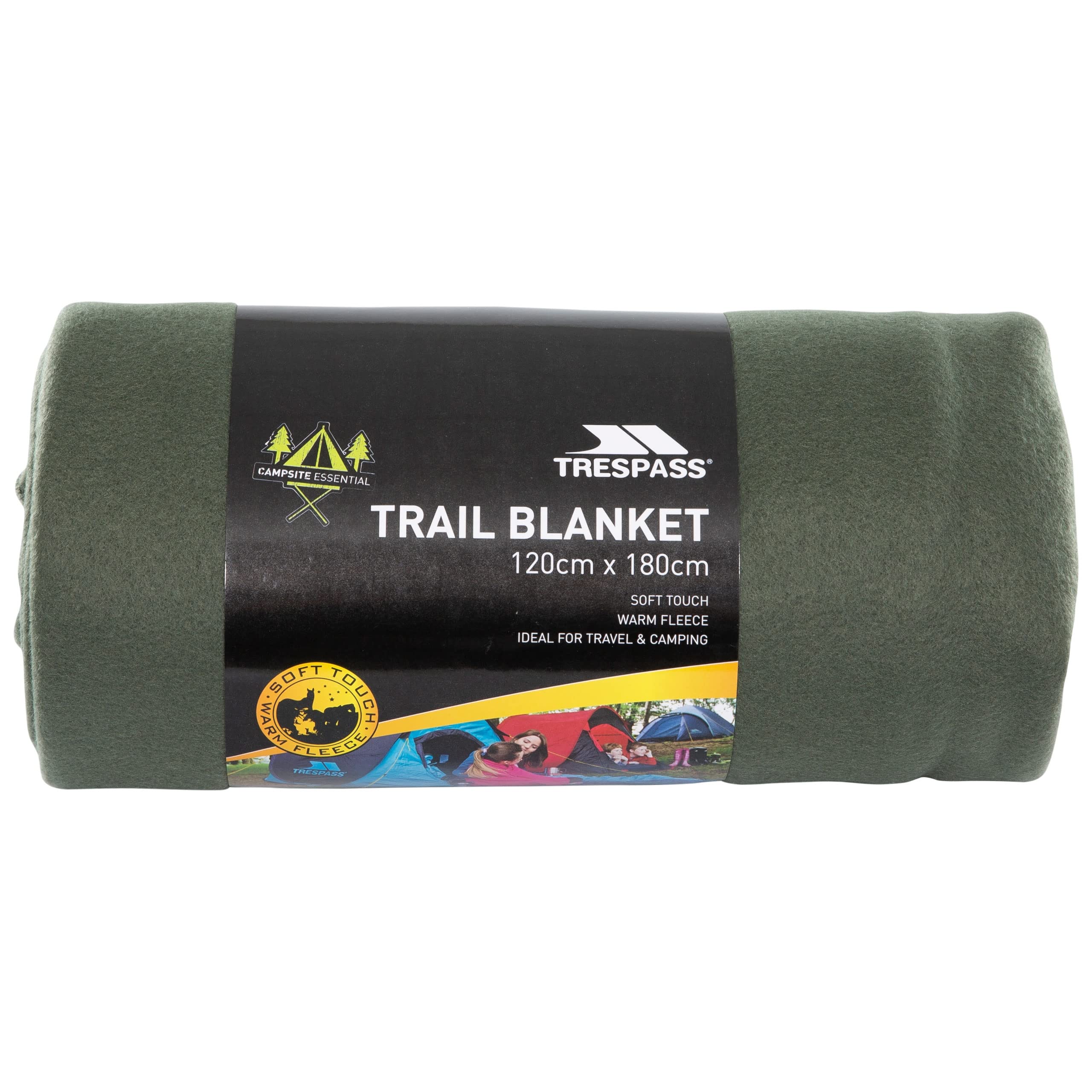 Trespass Picnic Travel Soft Touch Microfleece 120 x180cm