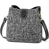 GAEKEAO Crossbody Bag Purses for Women Fabric Bucket Bag Satchel Trendy Handbags with Adjustable Shoulder Strap
