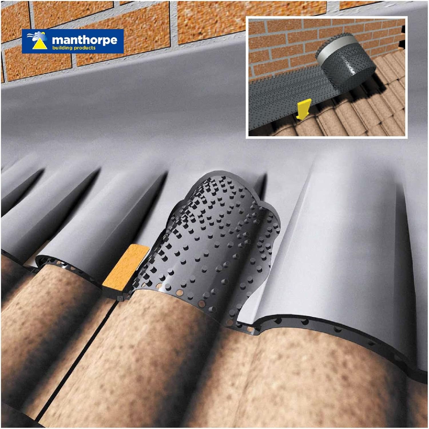 Manthorpe Flash Vent Roofing Lead Ventilation Abutment Flashing 3