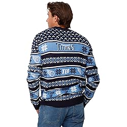 FOCO Standard NFL Big Logo Ugly Sweater, Team Color