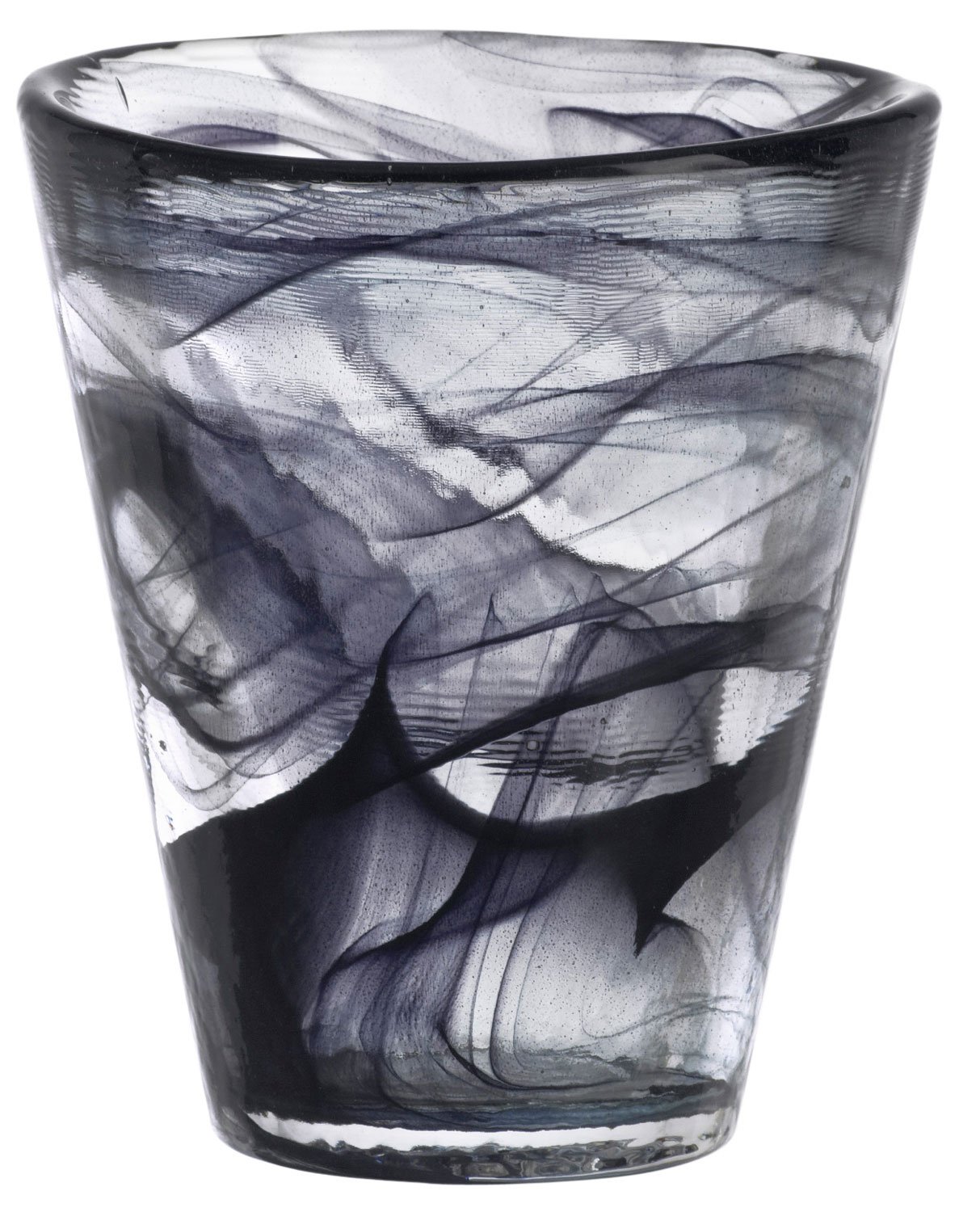 Kosta Boda Mine Tumbler, Black, Black