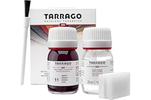 Tarrago Leather Dye Kit with Deglazer and Applicator - Restore & Recolor Shoes, Boots, Purses, Wallets, Jackets, and Furnitur