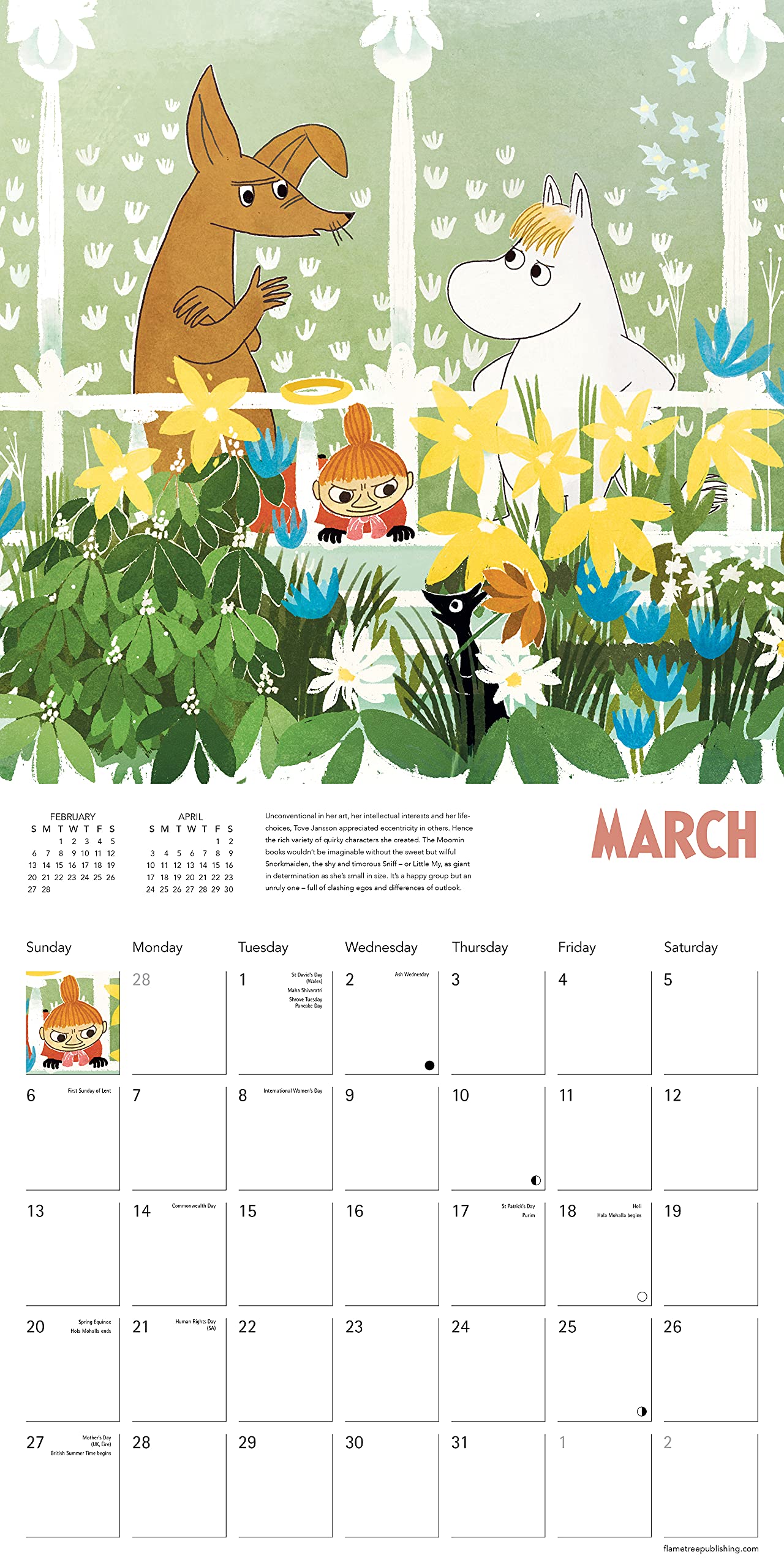 Moomin Calendar 2023 Moomin By Tove Jansson Wall Calendar 2022 (Art Calendar: Amazon.co.uk:  Flame Tree Studio: 9781839645020: Books